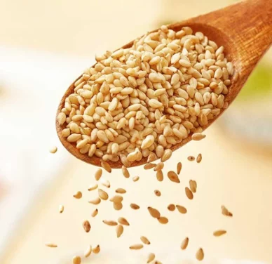 Graines de sésame blanches rôties