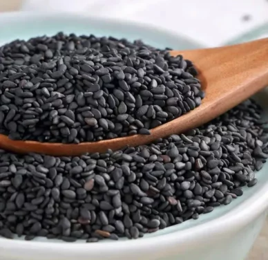 Graines de sésame noir rôties